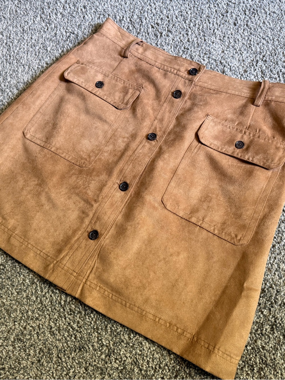 Banana Republic TALL button mini skirt